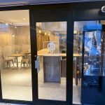 4月に完成した羽村市のカフェの店舗工事の現場です。