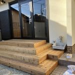 2月に完成した小田原の住宅の一部をダイニングカフェに改装した現場です。